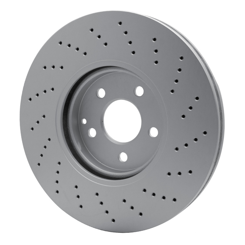 Mercedes-Benz S430 Brake Rotor (1) - Front - R1 Concepts - GeoSPEC Coated Rotor - Drilled - `02-`09